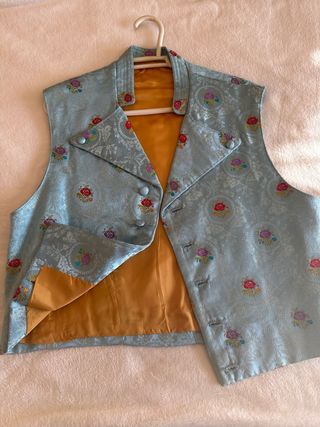 Chaleco fallero azul