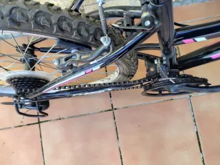 Bicicleta JR-PRO 24 Negra y Rosa