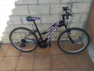 Bicicleta JR-PRO 24 Negra y Rosa