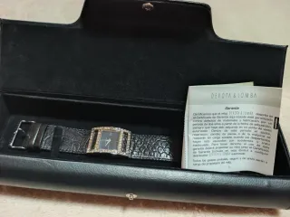 Reloj Devota & Lomba Negro y Dorado