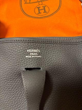 Borsa in pelle Hermes nera