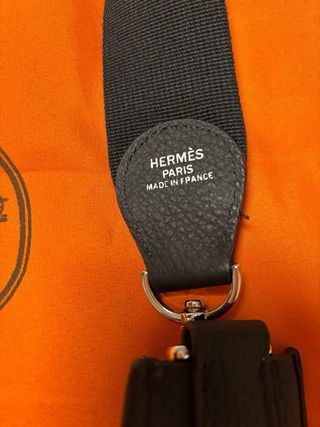 Borsa in pelle Hermes nera