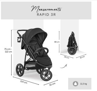 Carro Hauck Rapid 3R 3 Ruedas NUEVO A ESTRENAR