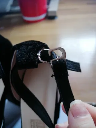 Zapatos de tacón negros talla 36