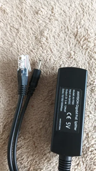 Splitter Ethernet e Alimentazione