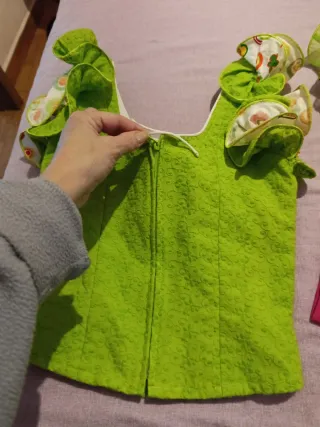 Traje Flamenca 2 Piezas Talla 8