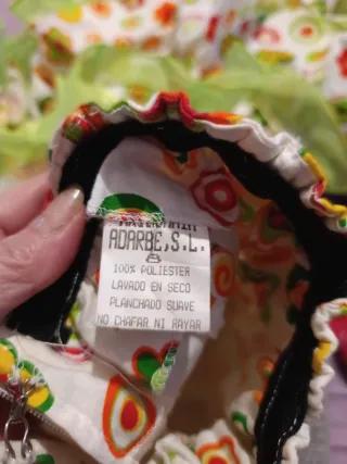 Traje Flamenca 2 Piezas Talla 8