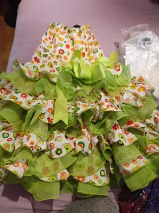 Traje Flamenca 2 Piezas Talla 8