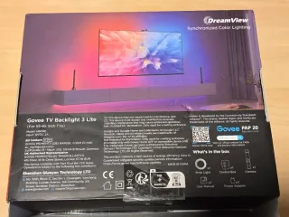 Govee WiFi RGBICW d con Cámara para TV. 55-65"