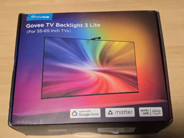 Govee WiFi RGBICW d con Cámara para TV. 55-65"