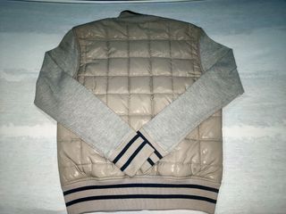 Chaqueta Peter Cook acolchada beige y gris L