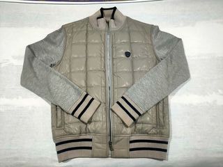 Chaqueta Peter Cook acolchada beige y gris L