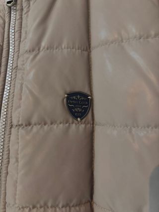 Chaqueta Peter Cook acolchada beige y gris L