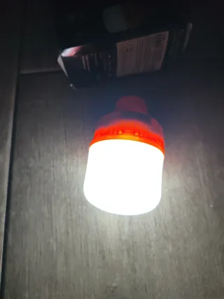 Luz LED Naranja y Blanca Nueva