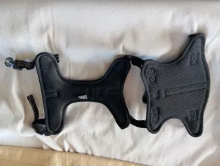 Arnés perro Talla S Negro