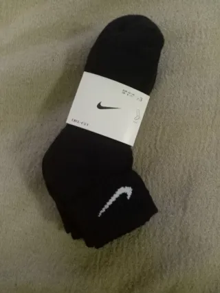 Pack 3 Calcetines Nike Dri-Fit Negro Talla 42-46