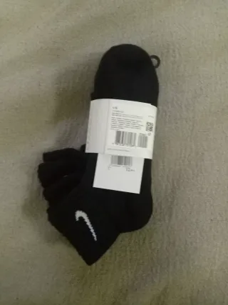 Pack 3 Calcetines Nike Dri-Fit Negro Talla 42-46