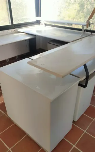Mesa de oficina grande para modelismo
