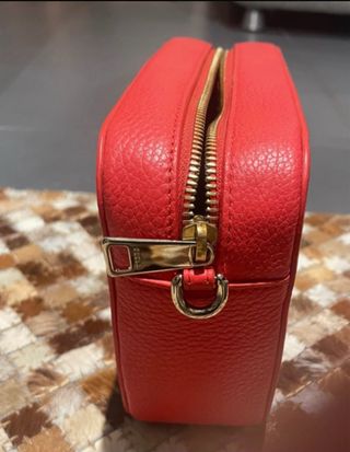 Borsa Borsetta Furla tracolla rossa logo