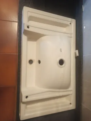Lavabo Ikea Blanco Porcelana 80cm
