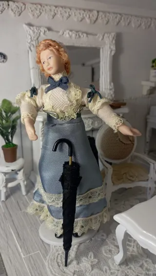 Ombrello Miniatura Stile Vittoriano 1:12