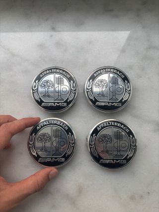 Tapabujes AMG Mercedes Benz 75mm (4 uds)