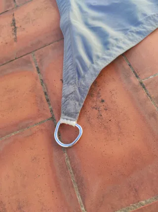 Toldo gris poliéster