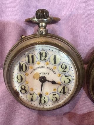 Lote 2 relojes bolsillo suizos antiguos s. XIX