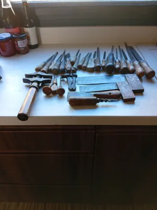 Herramientas carpintería antiguas