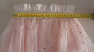 Gonna tulle bimba rosa con stelle