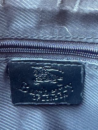 Bolso Gianni Versace Piel Y2K 90s Negro Dorado