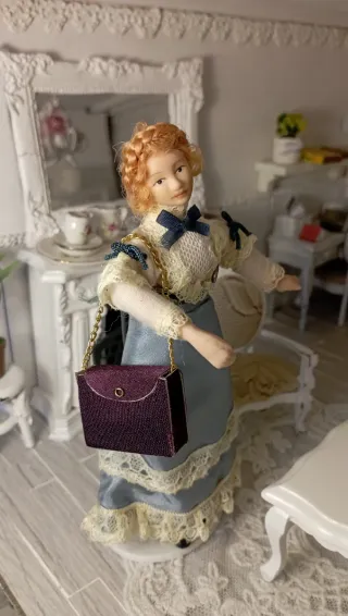 Borsetta Miniatura Vittoriana 1:12