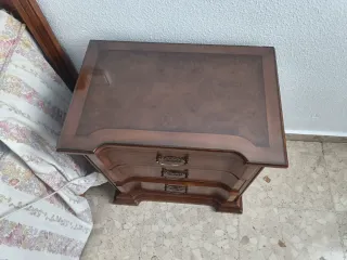 Dormitorio: Cabecero 90cm, Mesita, Peinadora y Esp