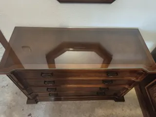 Dormitorio: Cabecero 90cm, Mesita, Peinadora y Esp