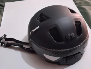 Casco Btwin Negro Niño