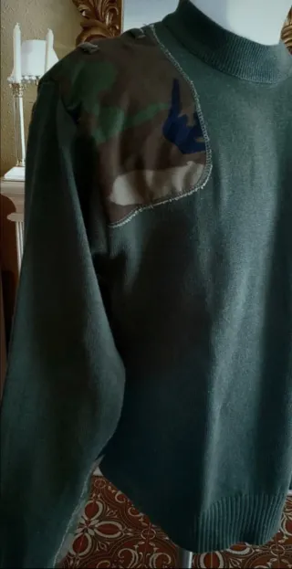 Jersey Militar Verde Camuflaje