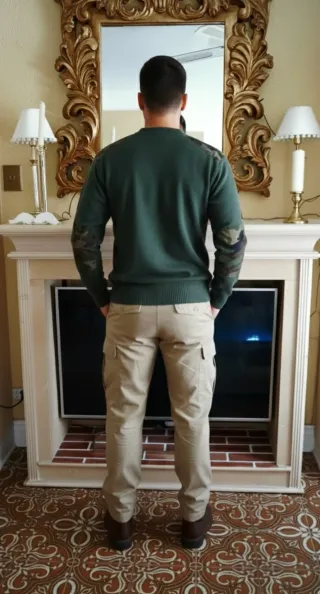 Jersey Militar Verde Camuflaje