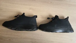 Botines negros forrados mujer