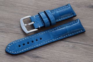 Correa de cuero premium textura cocodrilo