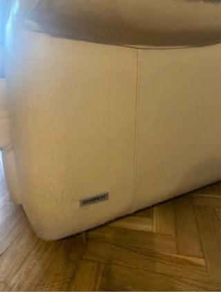 Conjunto sofá 3 plazas y sillón (ambos de piel)