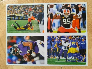 Postales y poster doble NFL Book 2025