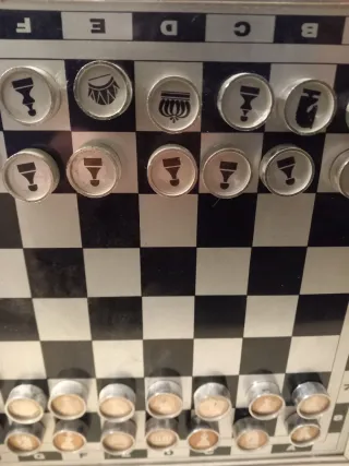 Cuadro Ajedrez Magnético Vintage