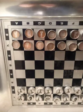 Cuadro Ajedrez Magnético Vintage