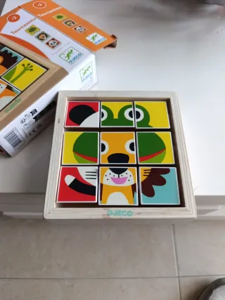 Djeco Tournanimo 3 Puzzles Infantiles