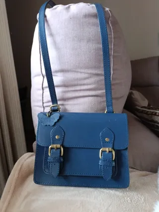 Bolso pequeño Zara azul