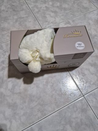 Pantofole Remant con pon pon bianche Tg 38