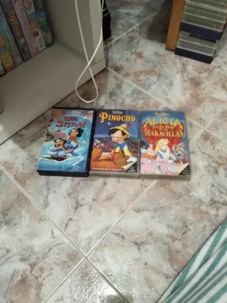 Películas Disney VHS (Español)