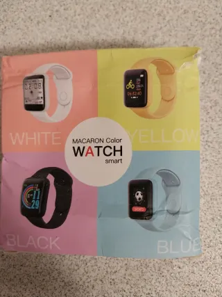 Smartwatch Macaron Color - Blu