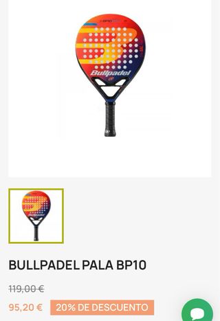 Pala de pádel Bullpadel BP10 EVO