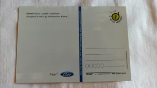 Cartolina Ford Focus Coupé-Cabriolet Cangiante.